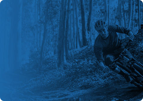 Image of man riding a bike